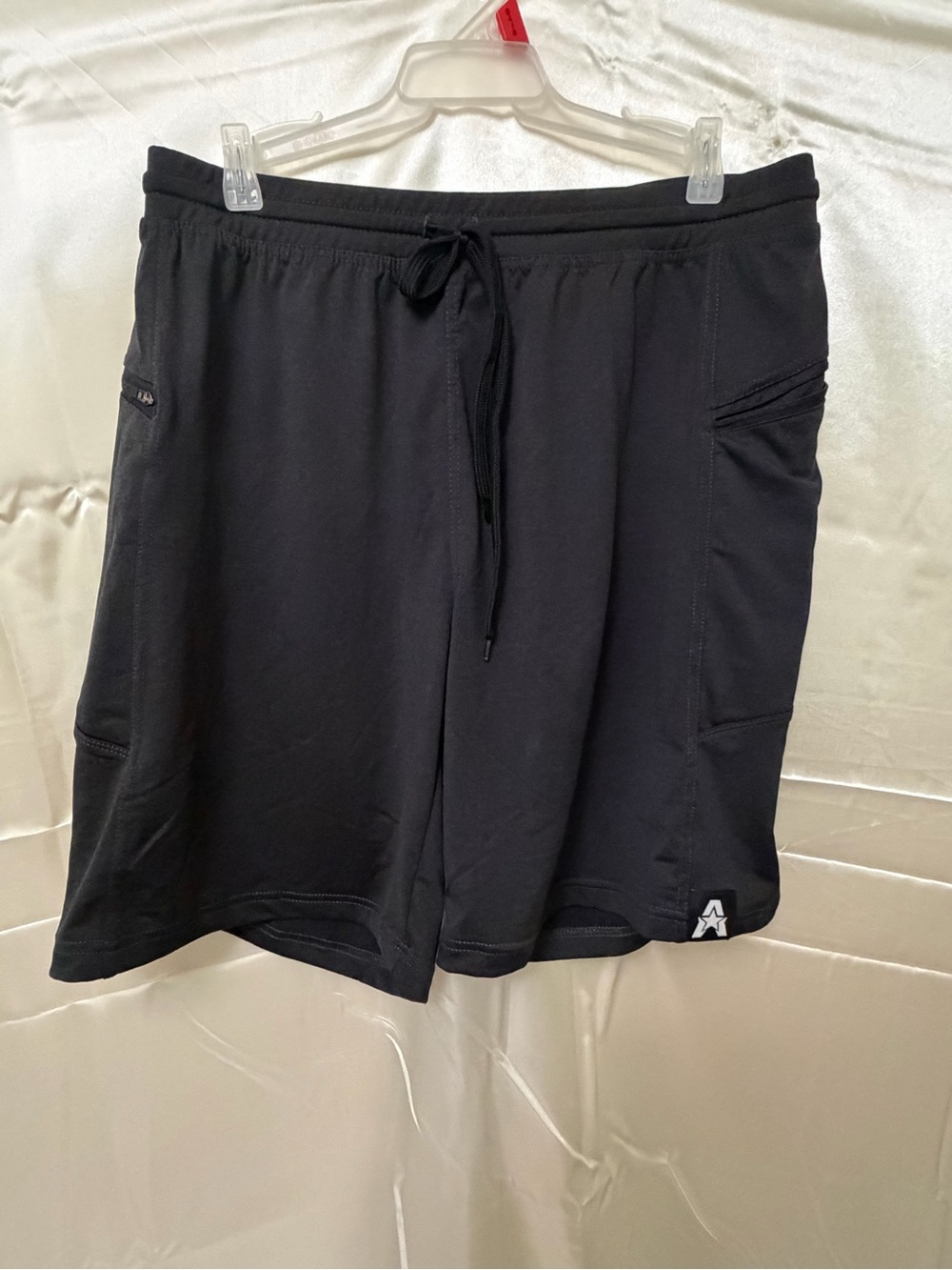 Augusta Sportswear Black Athletic Shorts Men’s Size Large Drawstring Performance